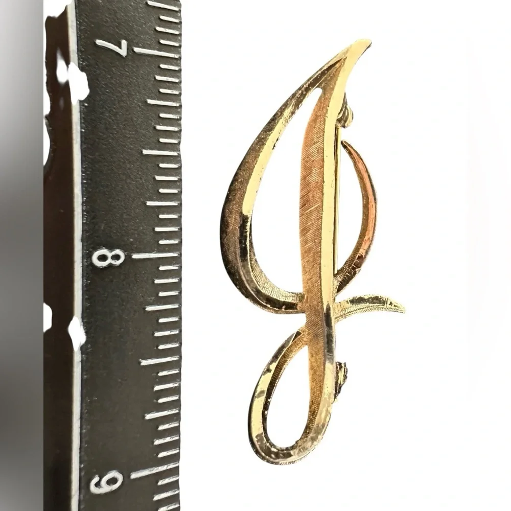 Gold‎ YSL Style Brooch